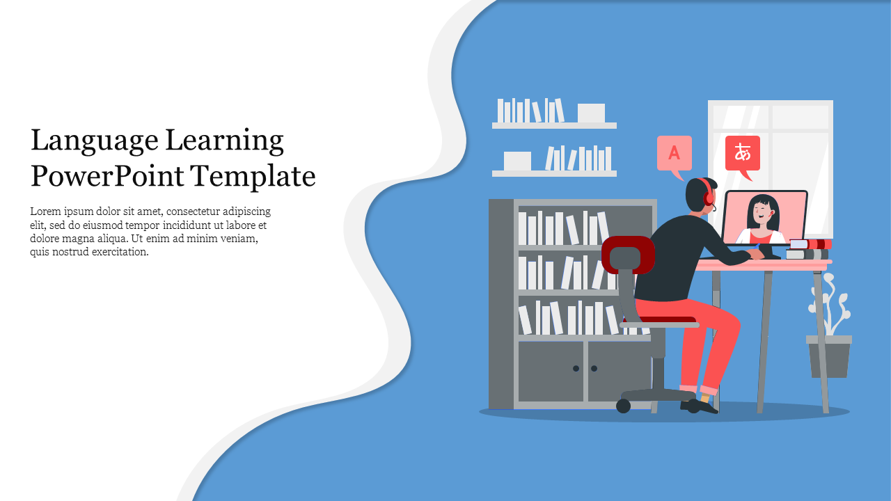Language Learning PowerPoint Template 